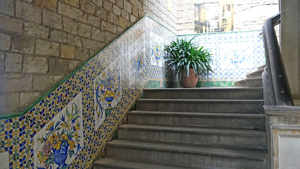 Un escalier