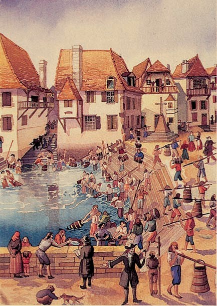 Aquarelle des amis du vieux Salies