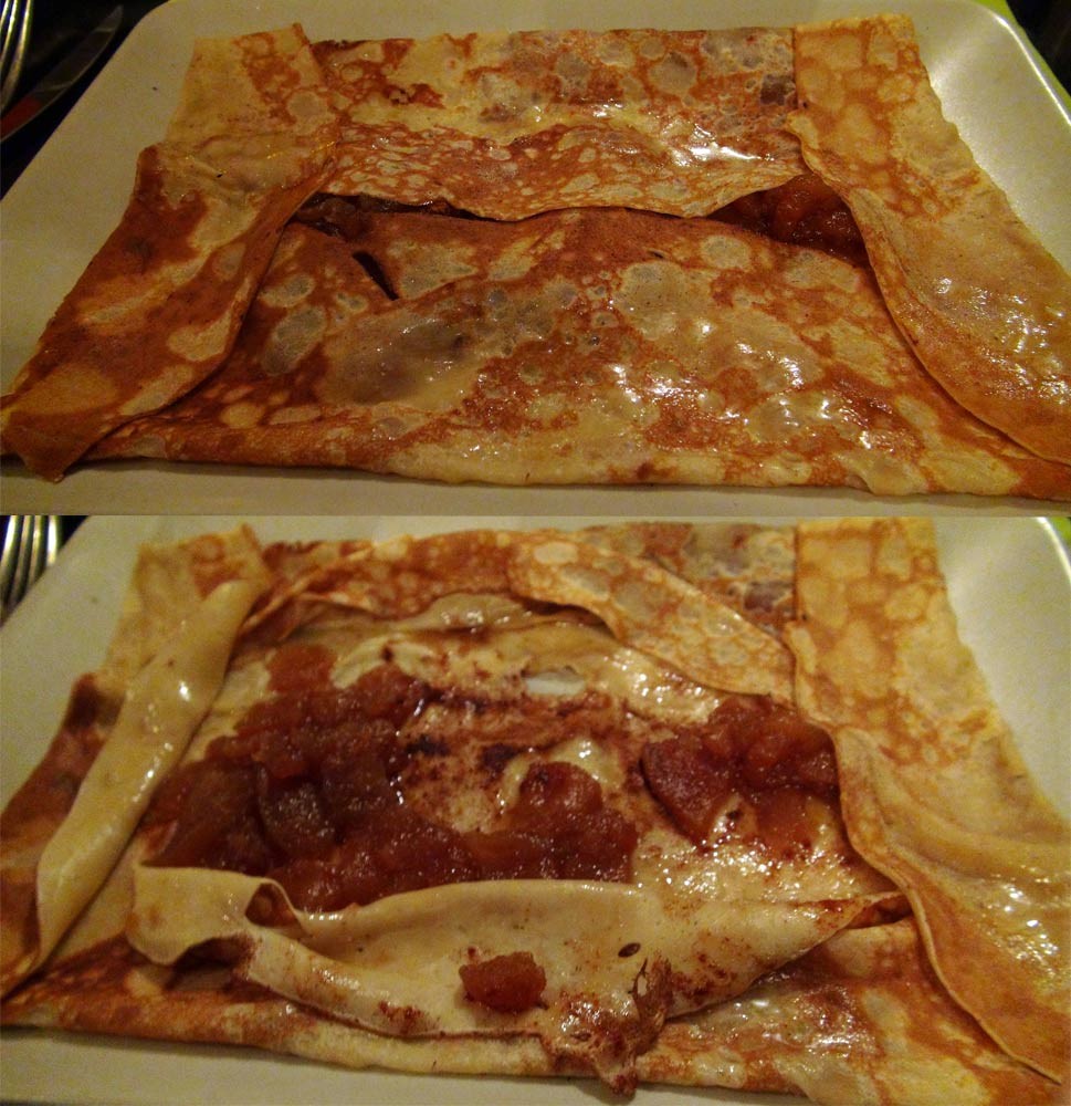 Crêpe pomme/cannelle