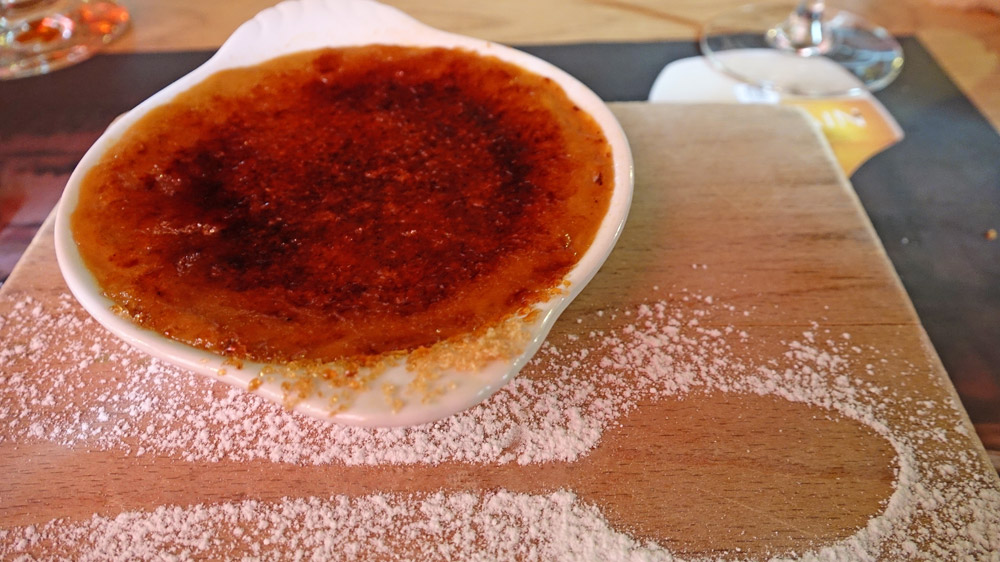Crème brûlée à la chicorée