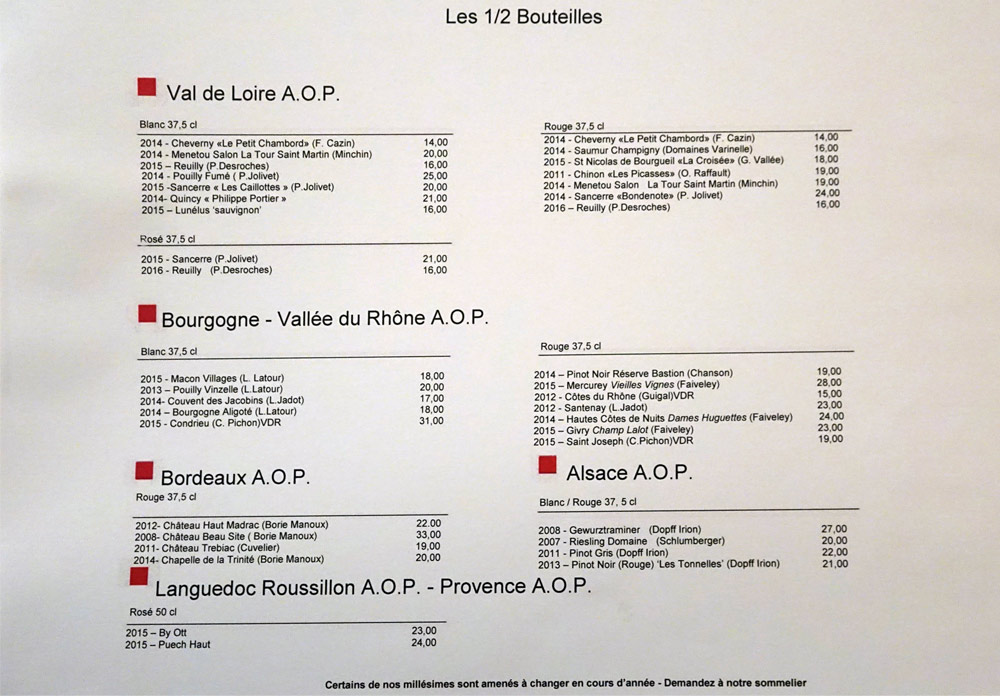 Demi-bouteilles