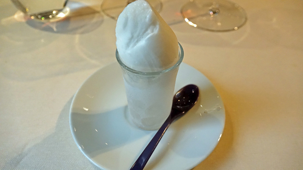 Sorbet piment/gingembre/citronnelle