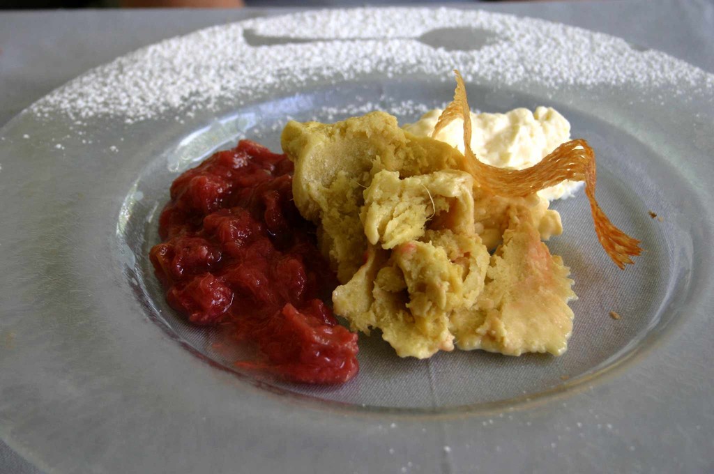 Craquant à la rhubarbe