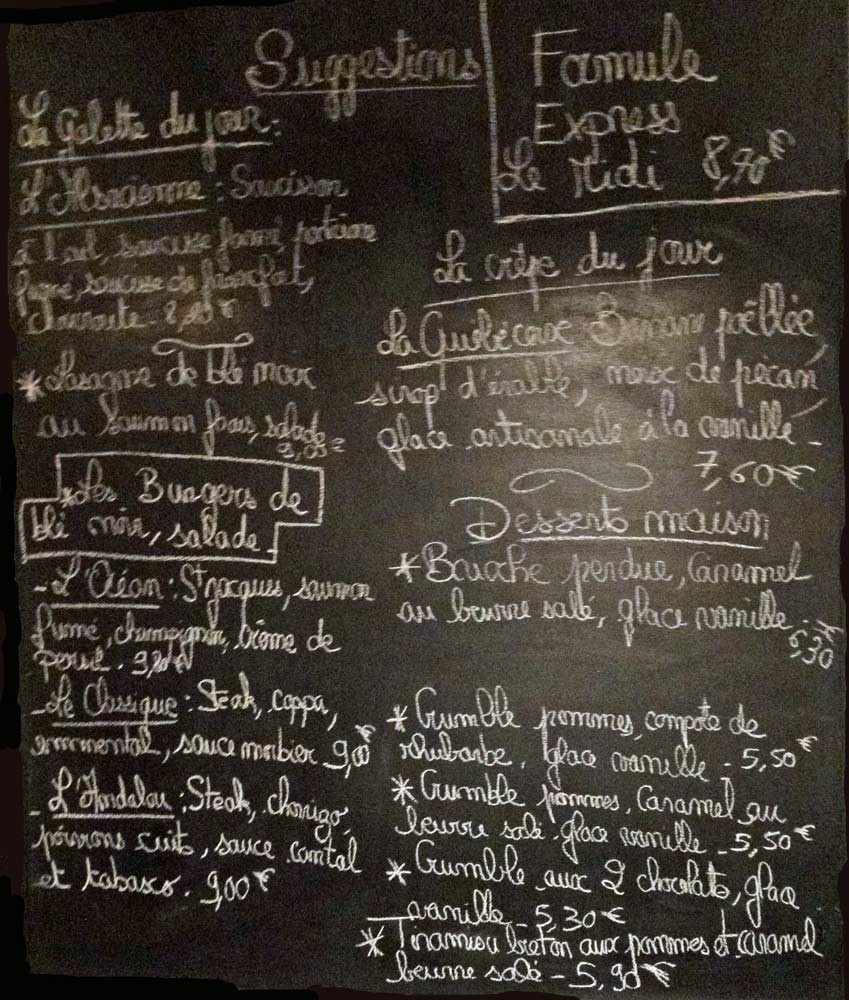 A l'ardoise