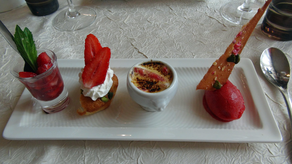 Déclinaison autour de la fraise de Sologne