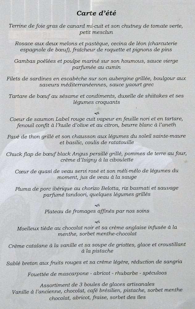 Menu-carte
