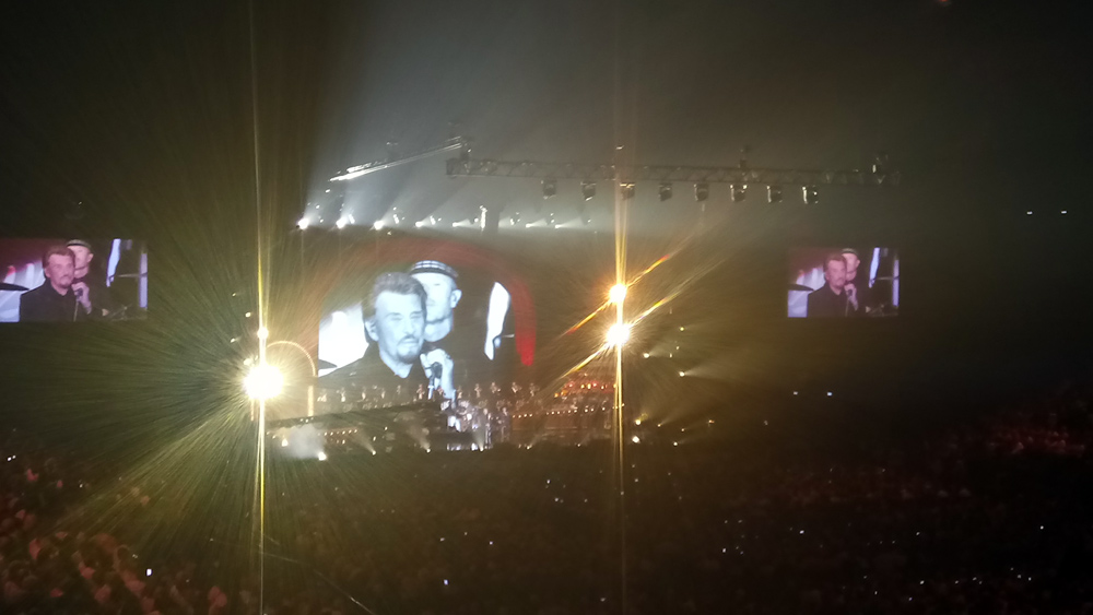Pendant le concert (Photo Smartphone)