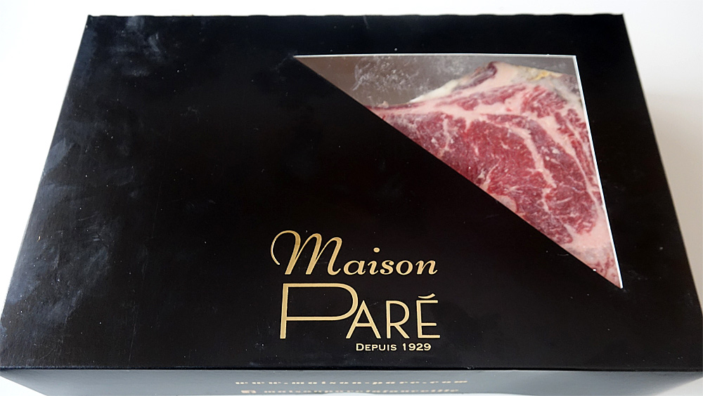 Notre côte de boeuf "Rubia de Gallega" dans son emballage