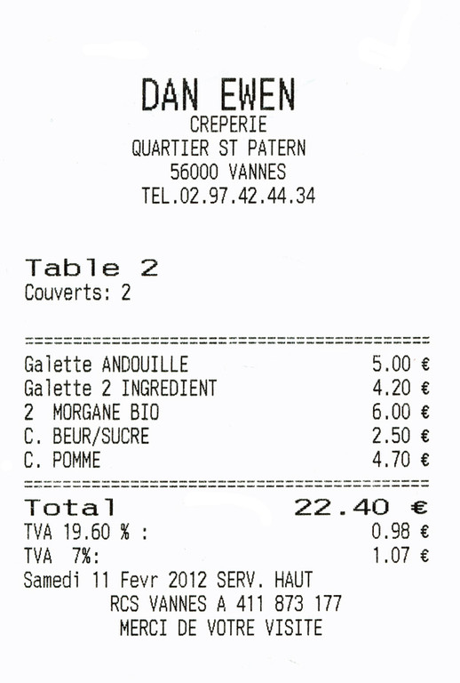 La note