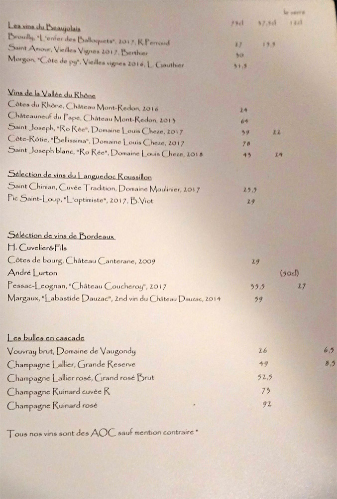Vins d'ailleurs et bulles