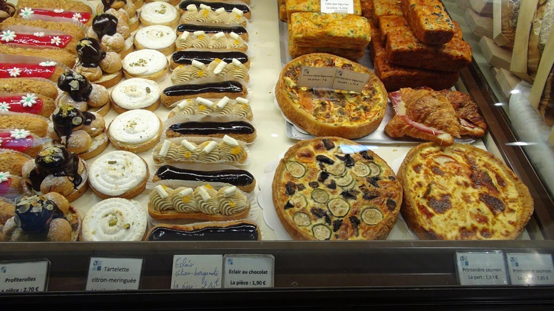 Pâtisseries et plaisirs salés