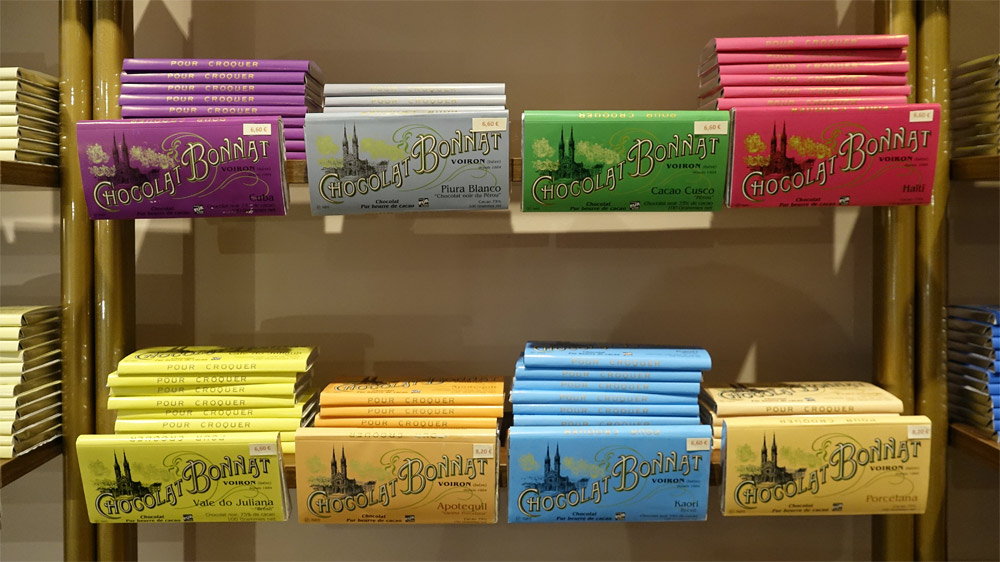 Plaquettes de chocolat disponibles