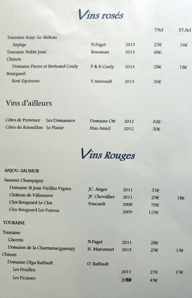 Vins rouges
