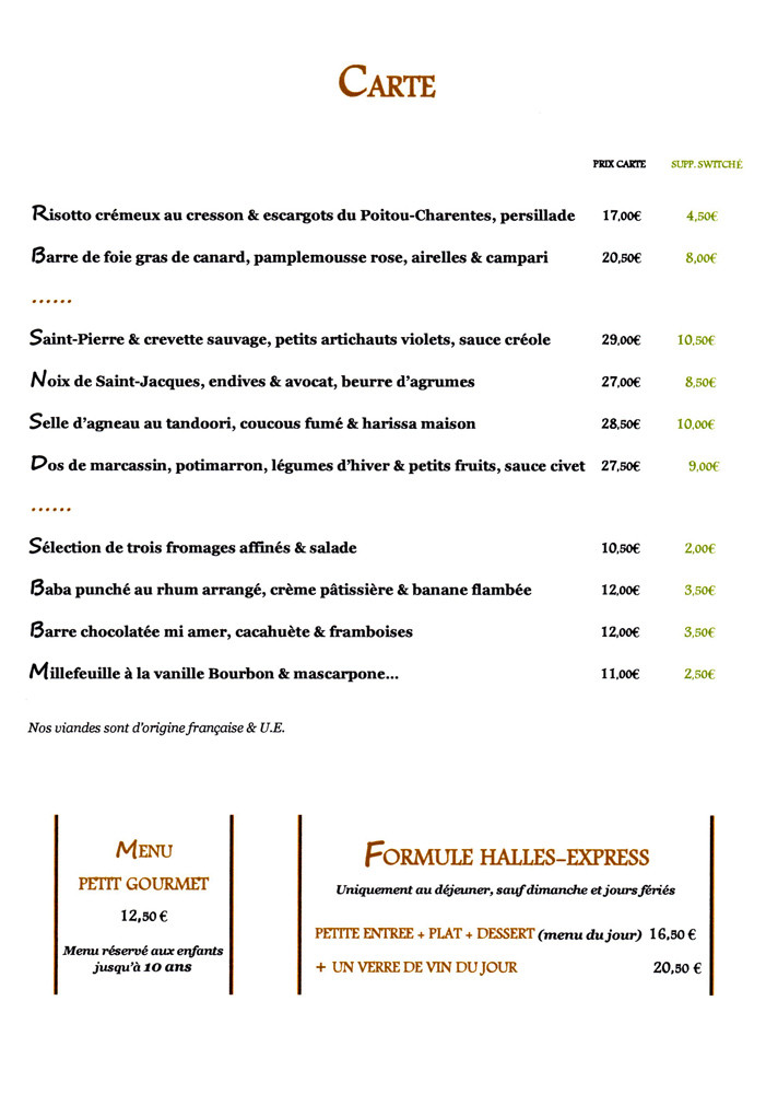 La carte