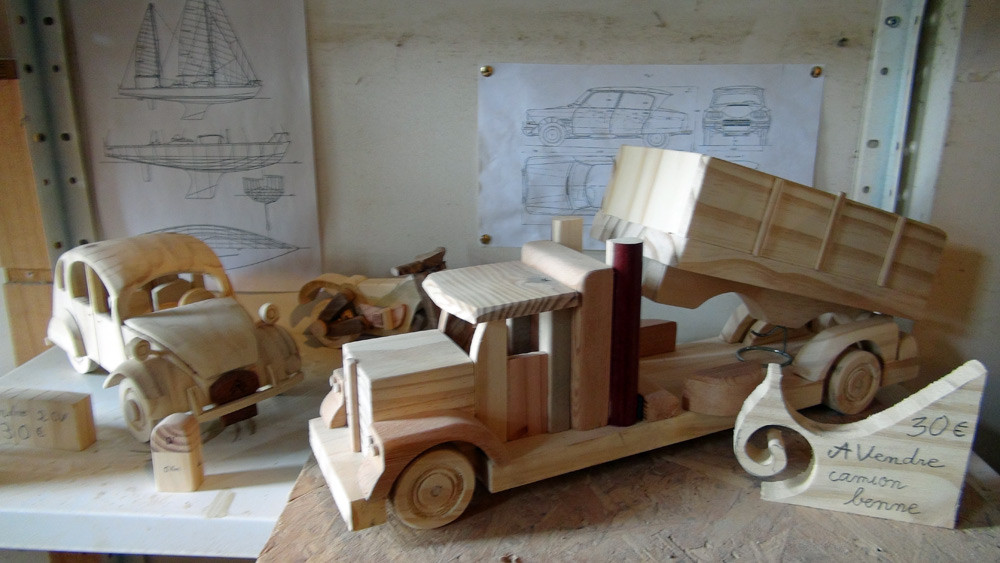 Les produits en bois en vente