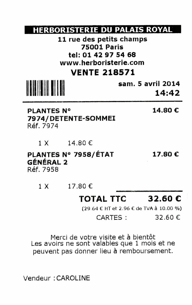 La note