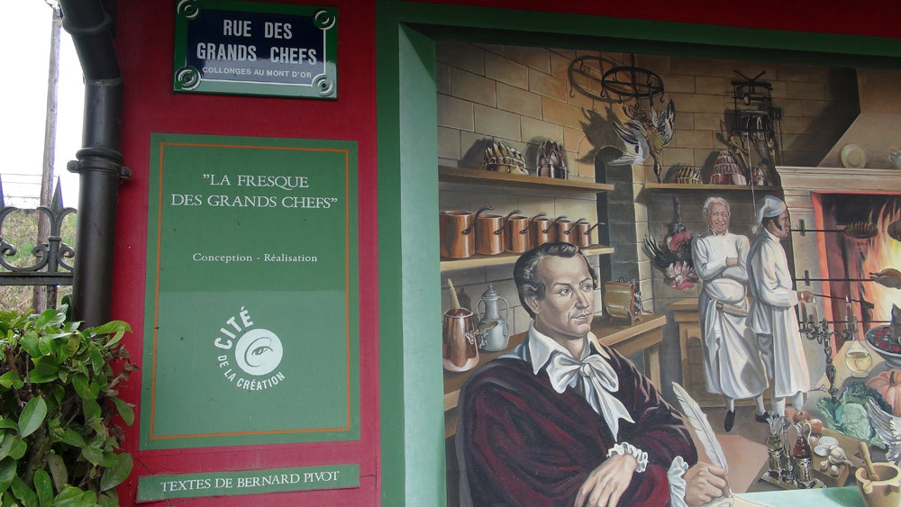 La fresque des "Grands chefs"