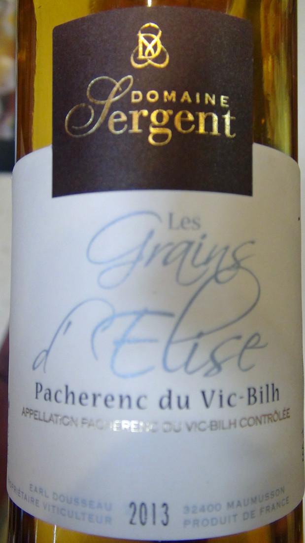 Pacherenc du Vic Bihl "Grains d'Elise"
