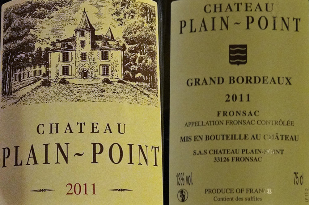 Fronsac 2011 Plain-Point