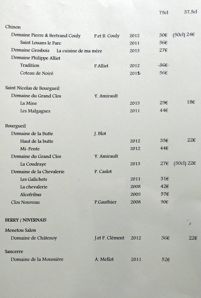 Vins rouges, suite