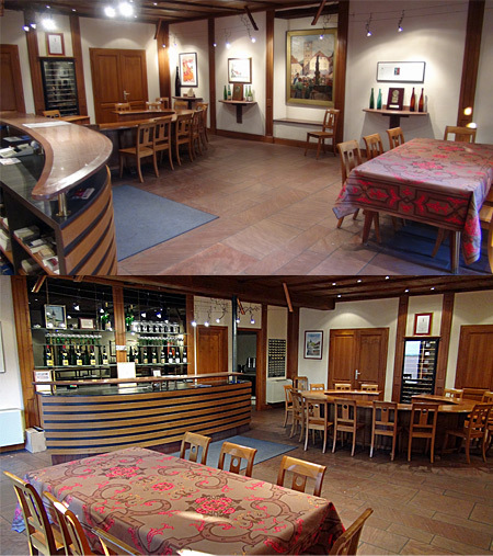 La salle de dégustation