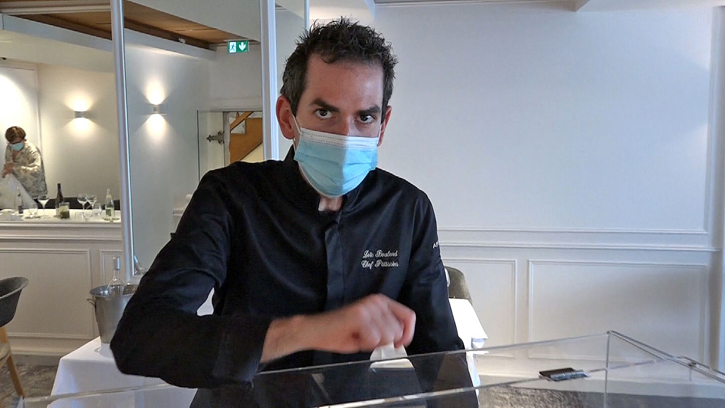 Loïc Boulard, chef pâtissier d'Au Petit Vatel