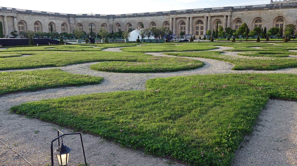 Les parterres de l'Orangerie