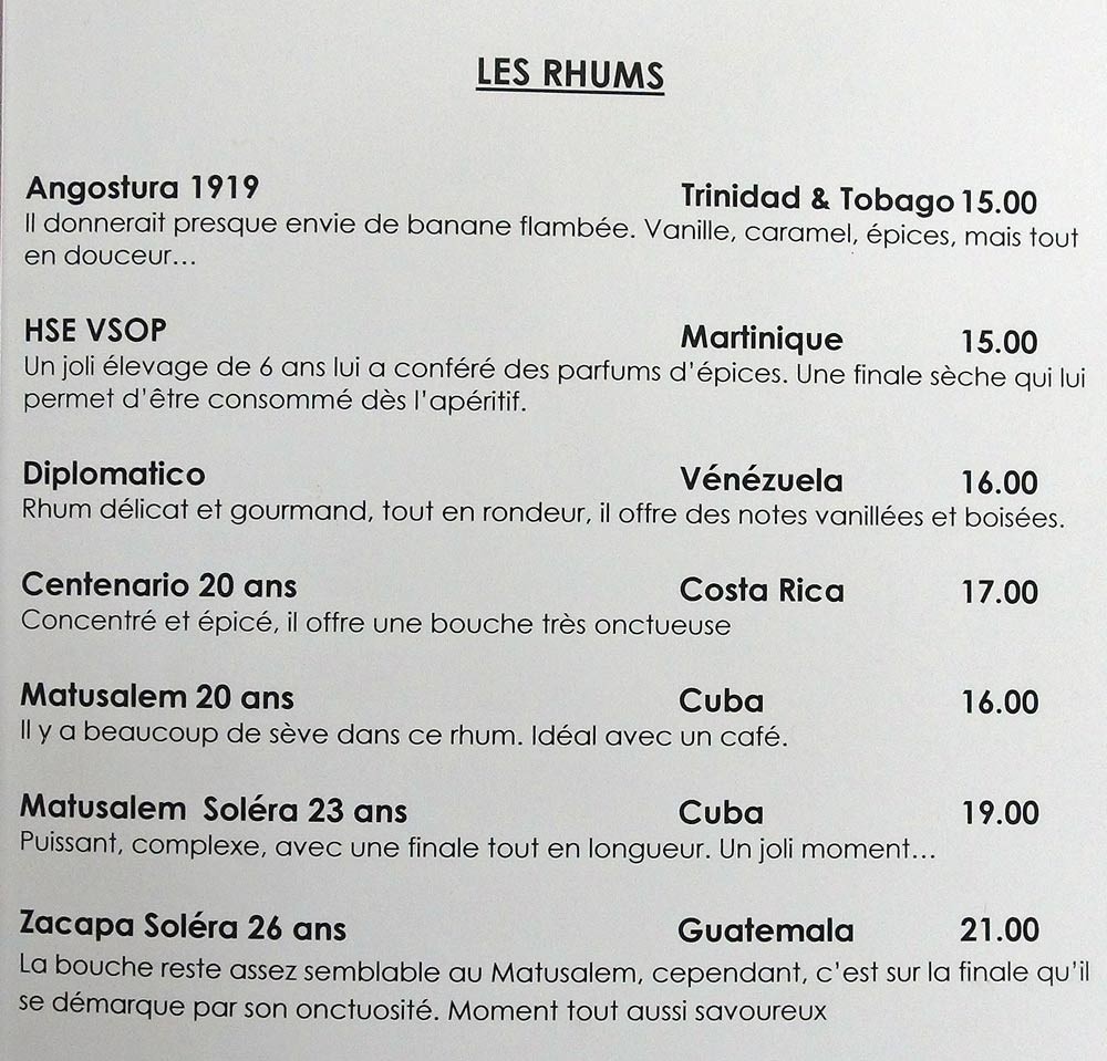 Les Rhums