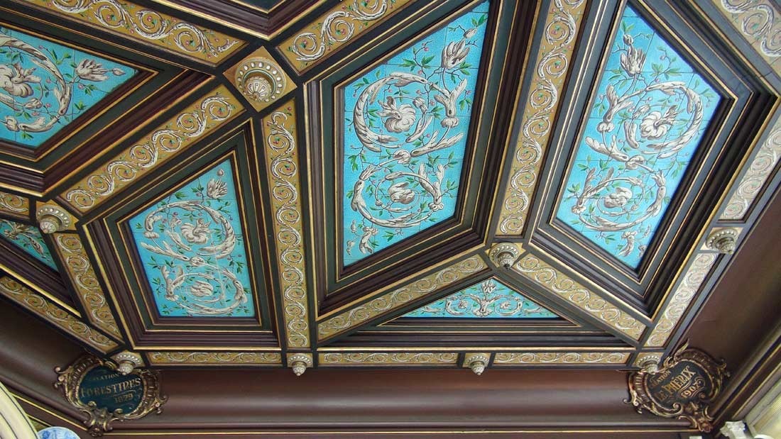 Le plafond et 2 spécialités (Forestines et Phérix)