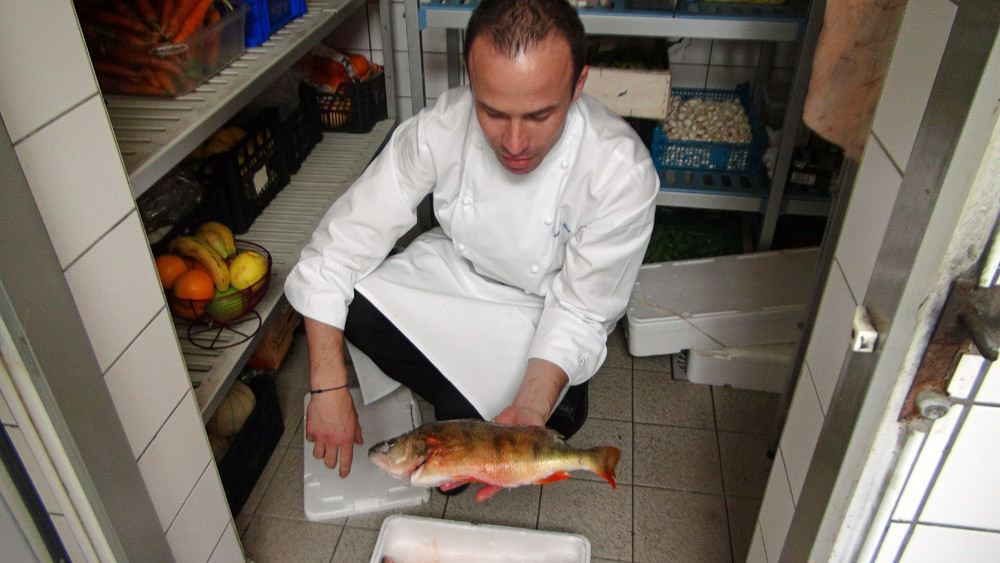 Christophe Hay et ses perches de Loire