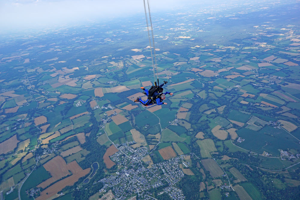 Le parachute va s'ouvrir