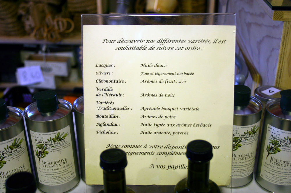 Propriétés et qualités des huiles