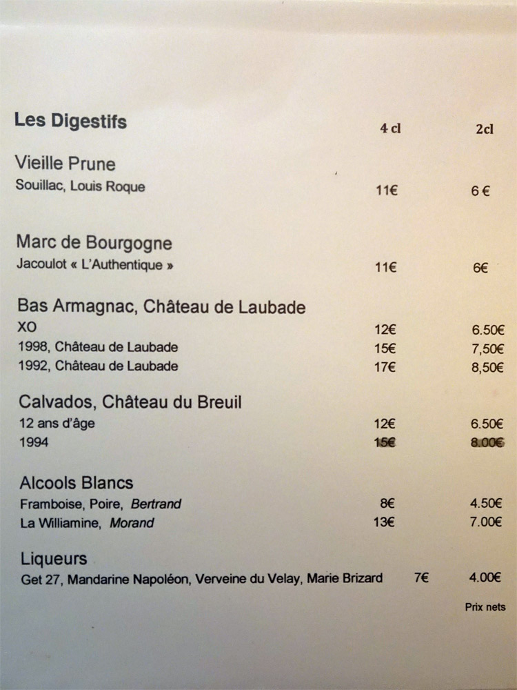Digestifs