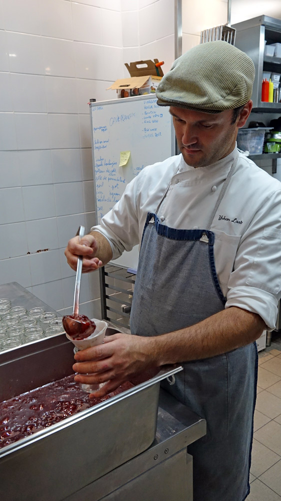 Yohan Lastre et sa confiture de fraises