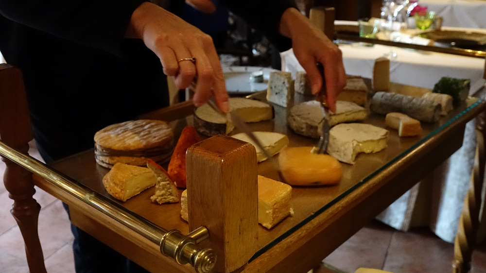 Chariot de fromages