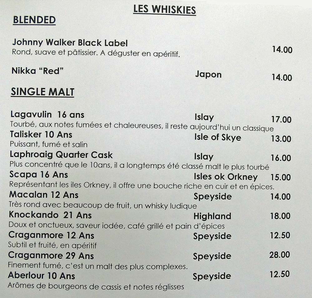 Les Whiskies
