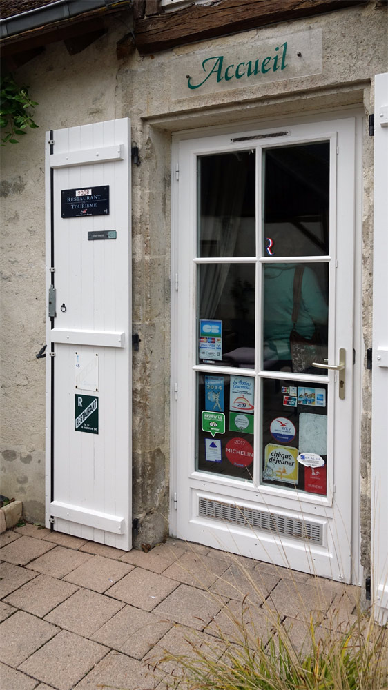 L'entrée du restaurant