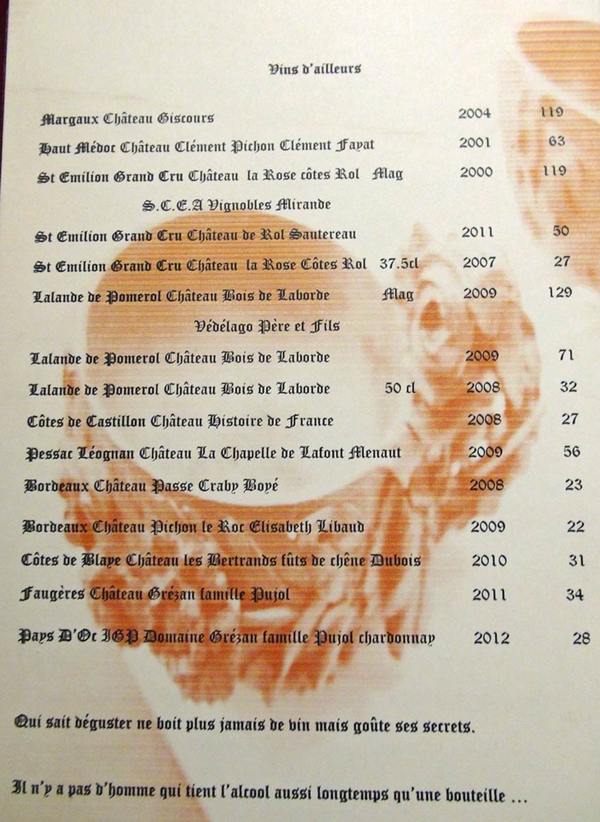 Vins d'ailleurs