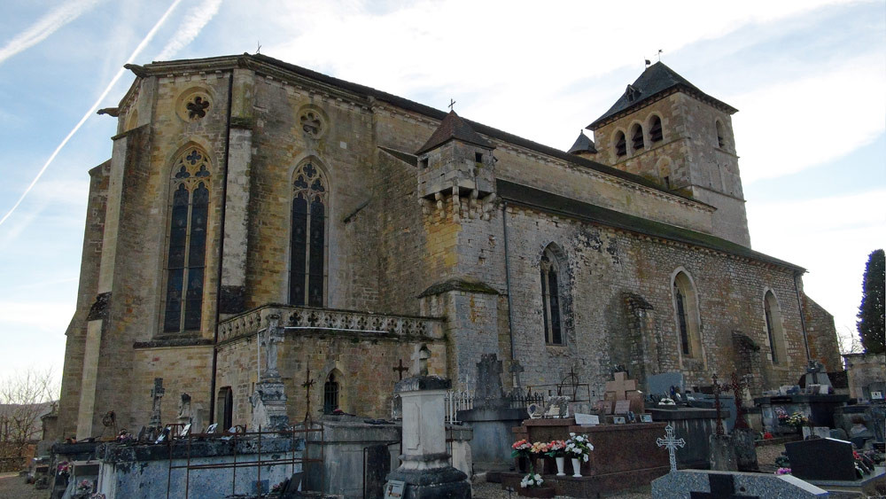 Puy l'Evêque : Eglise fortifiée Saint-Sauveur