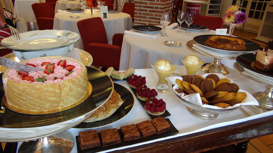 Chariot de desserts
