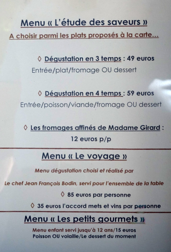 Menus