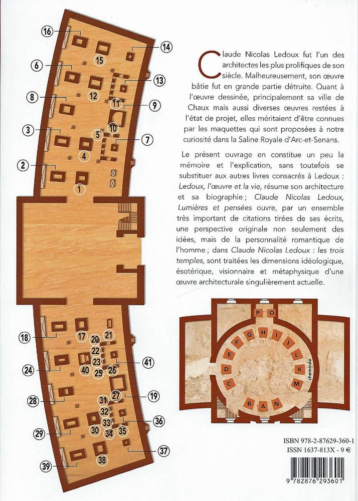 Plan du bâtiment où sont exposées les différentes et remarquables maquettes