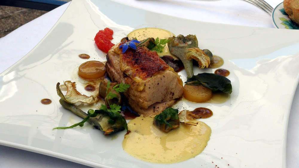 Poularde "Duplantier", 1er service