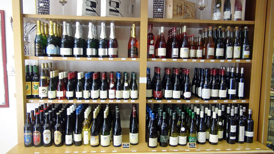 Quelques vins de la région