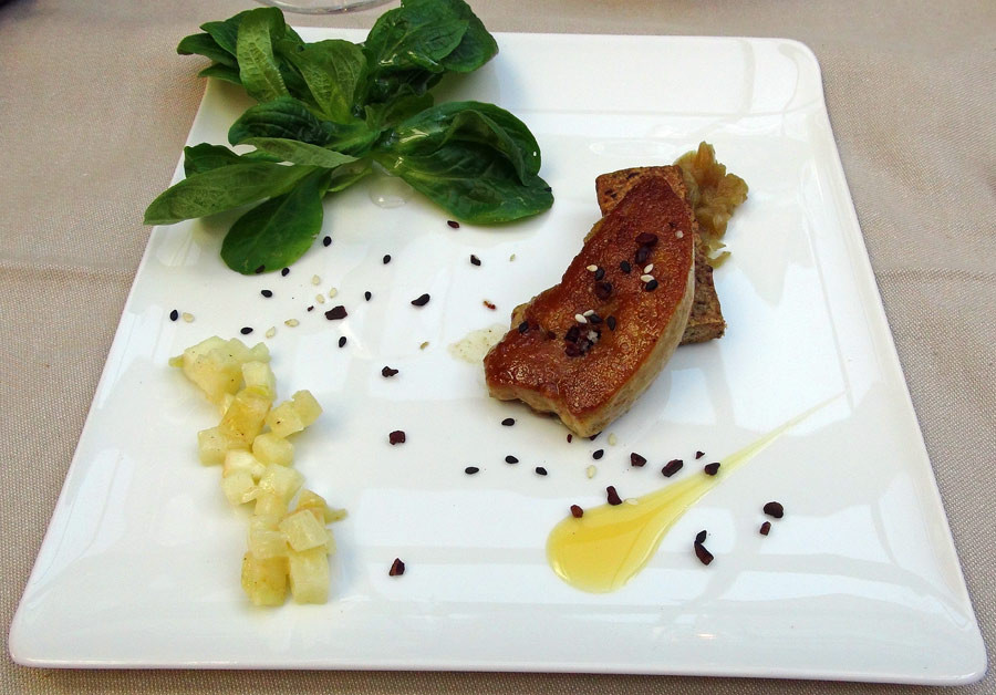 Foie gras de canard poêlé