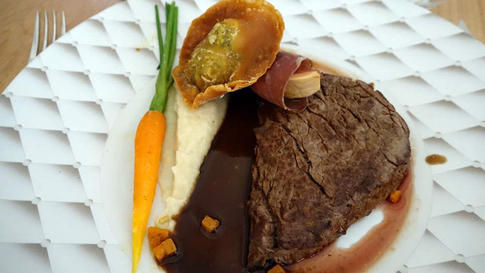 Bœuf fermier du Maine, quelques légumes du moment