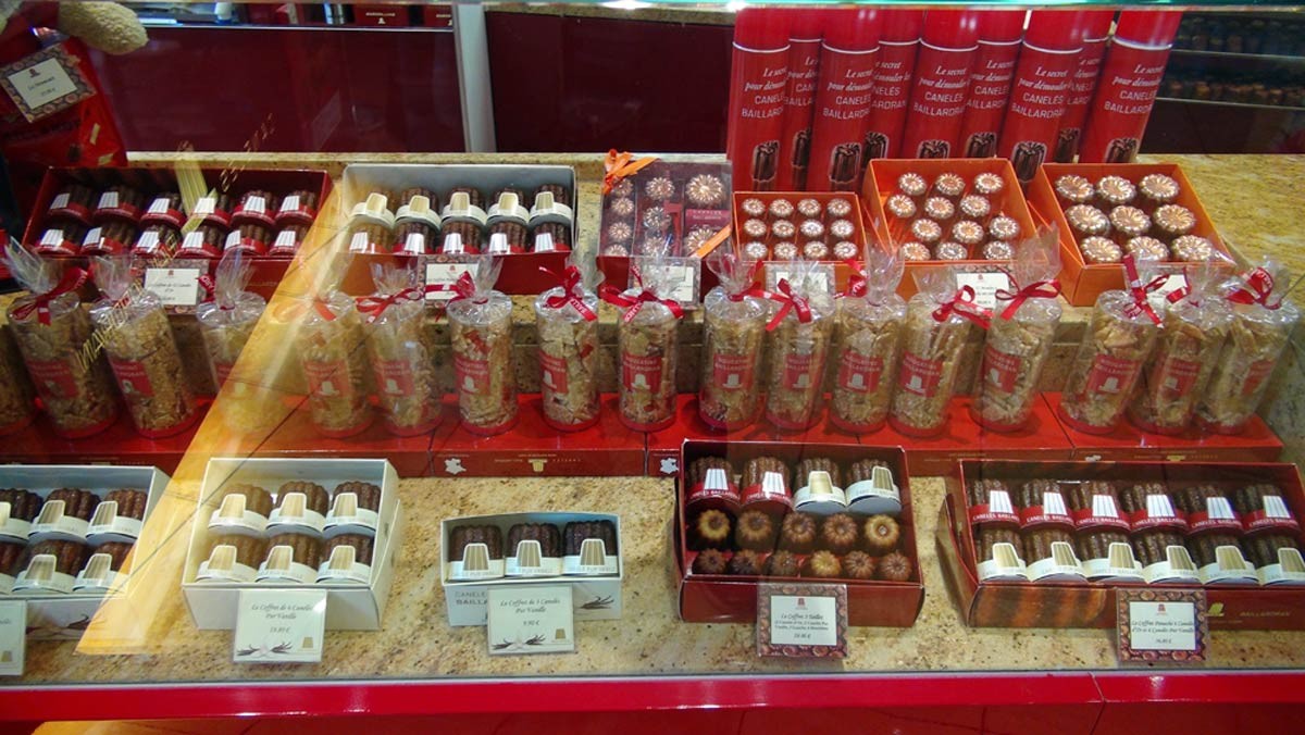 Les "canelés" disponibles