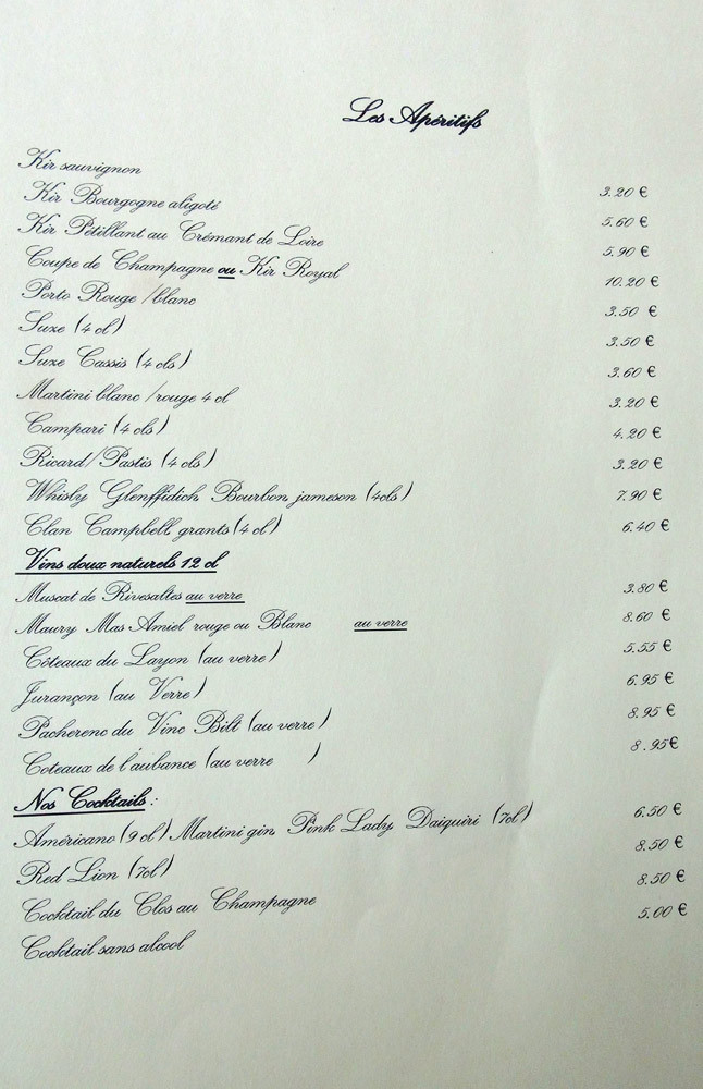Apéritifs