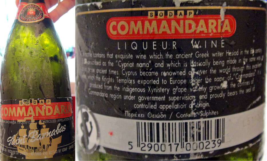 Commandaria Saint-Barnabas blanc 