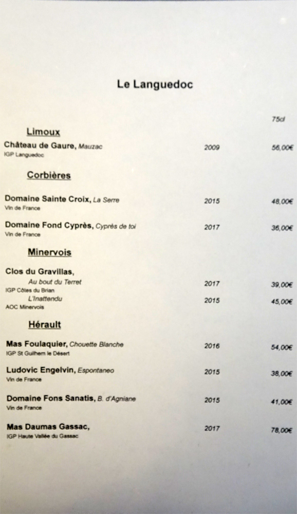 Vins blancs du Languedoc